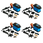 4 Set TD-8320MG Servo 20KG Waterproof Digital Servo Motor Aluminium Steel Gear for RC Car Truck Helicopter Crawler Boat Airplane