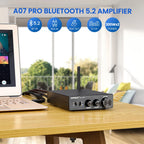 AIYIMA TPA3255 Bluetooth Power Amplifier A07 PRO Audio Amplifier 2.0 Stereo Speaker Amplifiers HiFi Amplificador Amp 300Wx2