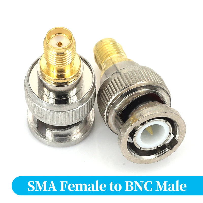 SMA Male Female to BNC Male Female Adapter SMA to BNC Connector for Wireless LAN Device, Coaxial Cable, Radio Antenna Adapt