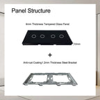 TAWOIA 1/2/3Gang Wall Touch Switch 1/2/3Way Function Base Stair Switches Spare Parts Sensor 157Glass Panel DIY Free Combination