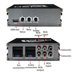 4x50W Car DSP Digital Audio Processor Support APP Control Car DSP Amplifier Audio Digital Sound Processor for Car