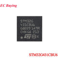 5Pcs/1pc STM32G431CBU6 STM32G431 STM32G 431CBU6 STM32 32G431CB UFQFPN-48 ARM Cortex-M4 32-bit Microcontroller MCU Chip IC