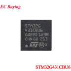 5Pcs/1pc STM32G431CBU6 STM32G431 STM32G 431CBU6 STM32 32G431CB UFQFPN-48 ARM Cortex-M4 32-bit Microcontroller MCU Chip IC