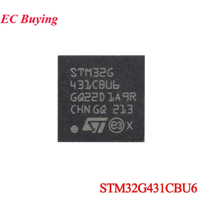 5Pcs/1pc STM32G431CBU6 STM32G431 STM32G 431CBU6 STM32 32G431CB UFQFPN-48 ARM Cortex-M4 32-bit Microcontroller MCU Chip IC