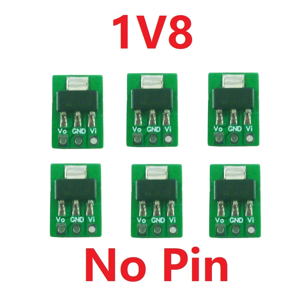 Tiny Out 1A 1.2V 1.8V 2.5V 3.3V 5V 80MV Drop Voltage 60uA Standby Step-Down Buck LDO Module Rep AMS1117 7805 for Arduino ESP32