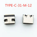 10-100pcs Micro USB Type-C Connector For TYPE-C-31-M-12 16pin 8.94*7.3mm Female Socket