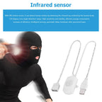 Mini Corridor Switch USB Interface PIR Infrared Motion Switch Practical Portable Adjustable for Bathroom Basement