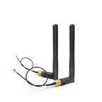 2PCS 2.4GHz Folded  Bluetooth ZigBee Antenna 3dBi with U.FL I-P-E-X-1 to SMA Connector 15cm For ESP8266 ESP32 WiFi Module