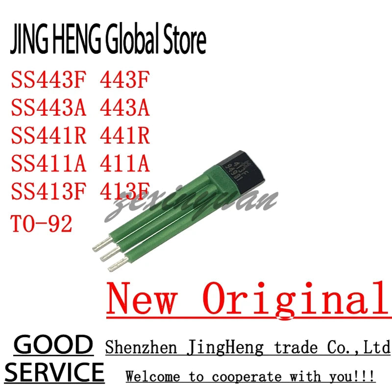 5PCS 100% New Original SS443F 443F SS443A 443A SS441R 441R SS411A 411A SS413F 413F SS413F 13F TO-92 Hall Sensor