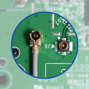 2 X 8dBi 2.4GHz 5.8GHz Dual Band WiFi Antenna RP-SMA Male +2 X 15CM I-P-E-X-1 to RP-SMA Female Pigtail Cable for Wireless Router