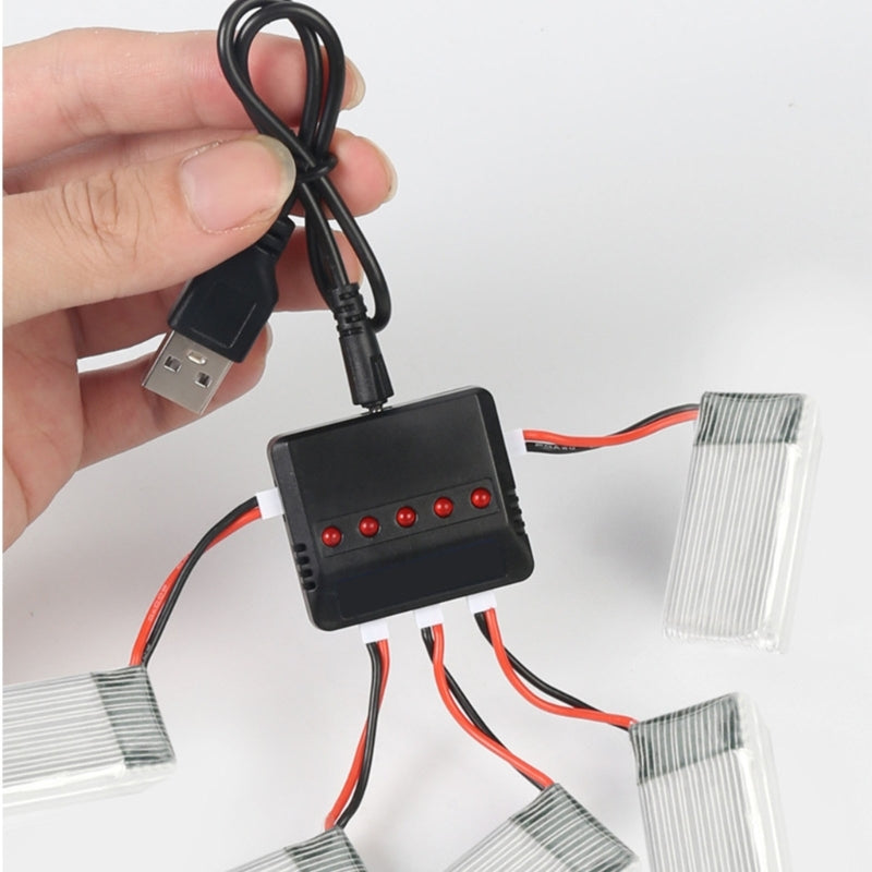 3.7V Lipo  4 in 1 / 5 in 1USB Charger for E010 H31  X4 Syma X5SW X5C X5HW
