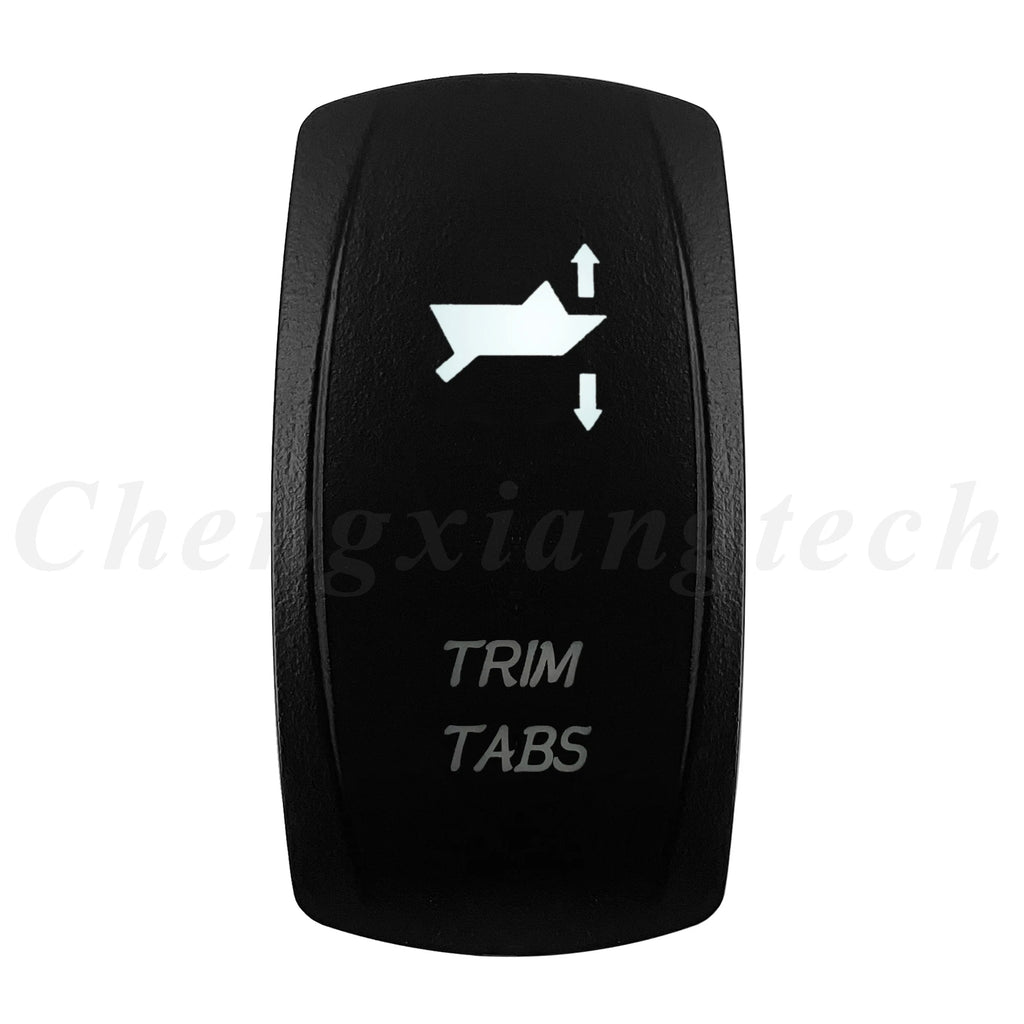 Marine 12V 24V White Led On Off Rocker Switch 5Pin SPST Momentary Switch DPDT ON OFF ON 3-Way for Car Boat Carling 4X4 Narva