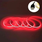 USB COB Lamp Strip DC5V 320LEDs/M White/Red/Pink/Ice Blue/Yellow Cabinet Light Lamp TV Backlight Flexible Ribbon Rope LED Strip