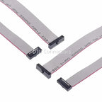 1Pcs FC 1.27mm Pitch 6P/10/14/16/20/30/34/40/50 Pin Gray Flat Ribbon Cable IDC Double Ends JTAG ISP Download Same Direction Data
