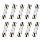 100pcs Fast-Blow Glass Tube Fuse Assorted Kit, 5x20mm 250V 10 Values Fuses 0.5A, 1A, 2A, 3A, 5A, 6A, 8A, 10A, 15A, 20A