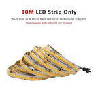 24V Horse Race Running Water Strip Light COB Flexible Ribbon 5M 10M 15M 20M Tape Lamp Work with Smart Switch Control Controller