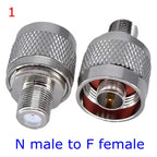 L16 N To F TV Male Female Straight Connector Adapter L16 N Male Female To F TV Male Female Imperial Coax Converter Brass Copper