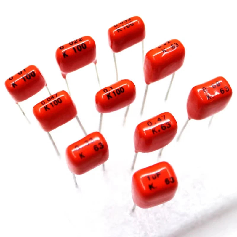 20Pcs/Lot CBB Phili Pilkor Film Capacitors 10% 63V 100V 104 224 334 474 684 103 223 333 CBB Capacitor