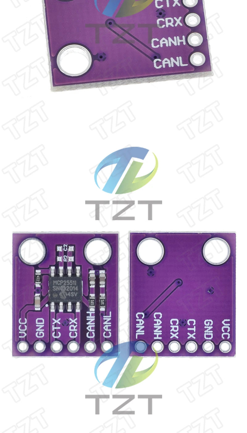 TZT 1/3PCS MCP2551 High-speed CAN Protocol Controller Bus Interface Module For Arduino