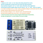 Bistable Self-locking Flip-Flop Latch Switch Board DC 5V 12V 24V Magnetic Latching Relay Module for Arduino ESP32
