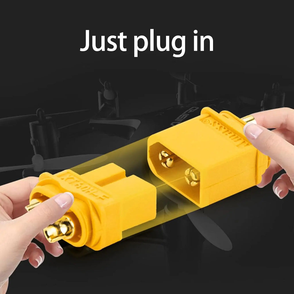 XT60H Connector Plug with Sheath Housing Female Male XT60 Bullet Adapters Connectors for RC Lipo Battery Car Drone Airplane