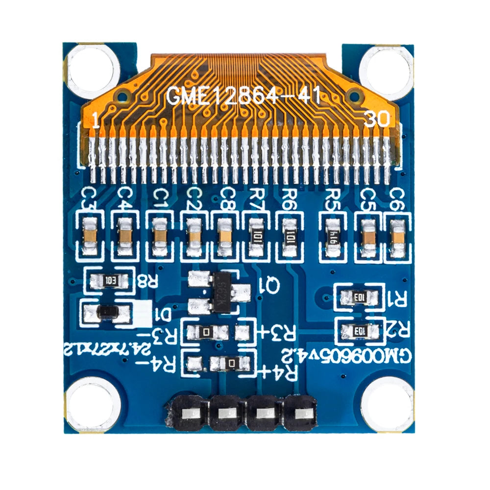 0.96 inch IIC Serial Yellow Blue OLED Display Module 128X64 I2C SSD1306 12864 LCD Screen Board GND VCC SCL SDA  for arduino