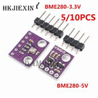JX 5pcs/10pcs/BME280 5V 3.3V Digital Sensor Temperature Humidity Barometric Pressure Sensor Module I2C SPI 1.8-5V