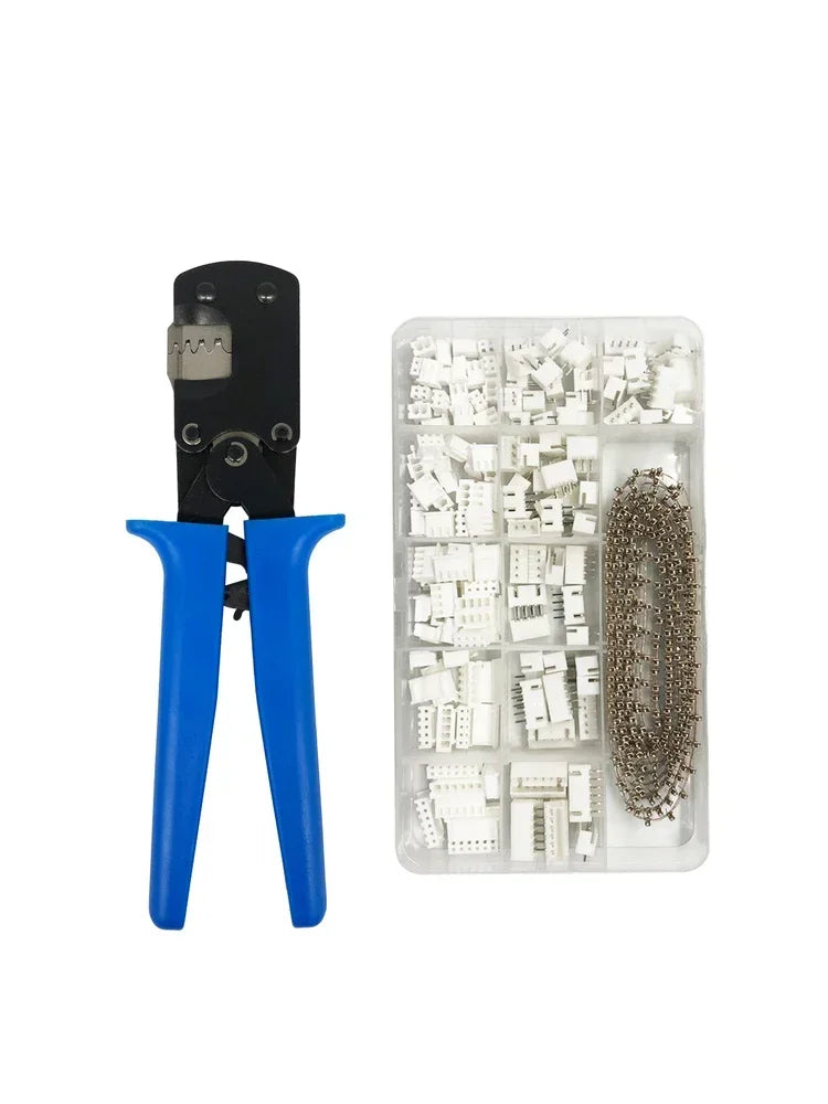 300 Pcs DuPont Terminal SET & Crimping Pliers 0.08-0.5mm 28-20 AWG Crimp Range Crimper XH2.54/PH2.0/ZH1.5/SH1.0/ 2.0/2510 Tools