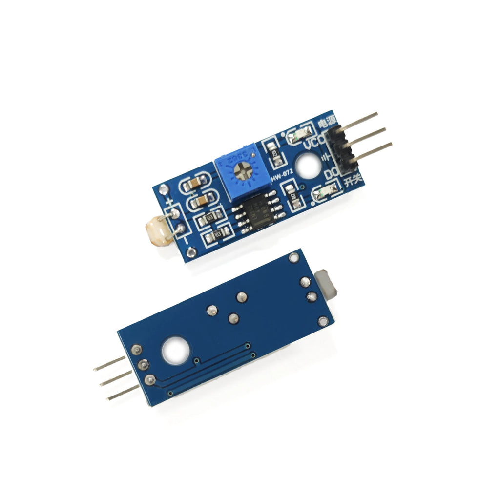 Photosensitive Sensor Module 5516 Photoresistor Sensor LDR Light Detection 3Pin 3.3V-5V for Arduino DIY Adjustable Robot
