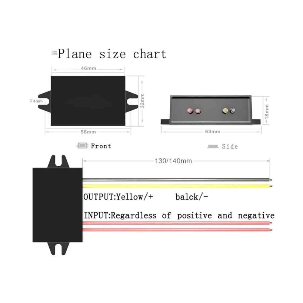AC 24V to DC 12V 1A 2A 3A 4A 5A Power Converter AC16-28V to DC12V 5A AC to DC 12V Transformer Converter Supply Regulator Module