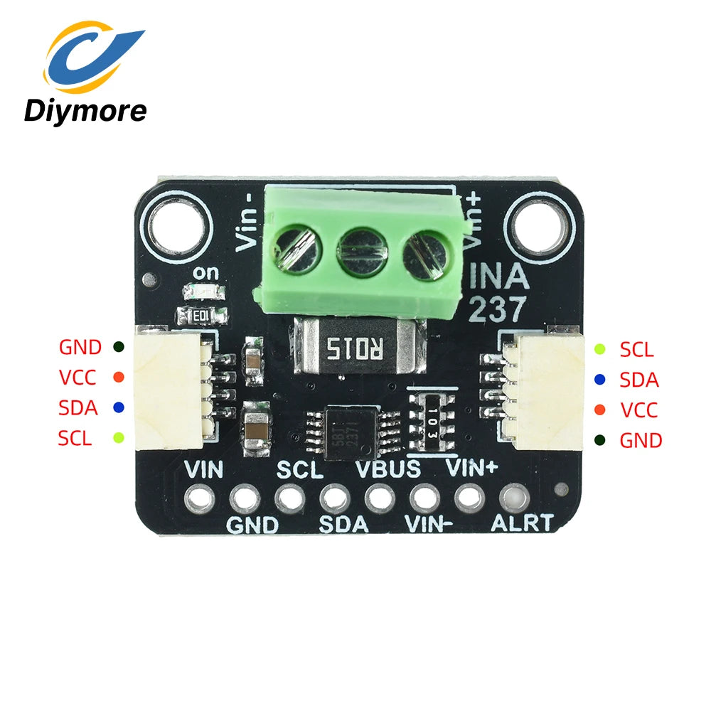 INA228 INA238 INA237 Current Power Monitor Module STEMMA QT Qwiic I2C 85V 20A ADC Energy Accumulation for BMS Solar PV IoT