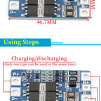 1-10Pcs 2S 10A 7.4V Li-Battery BMS Protection Board to 8.4V with Balanced Function / Overcharge Protection for 18650 Batteries