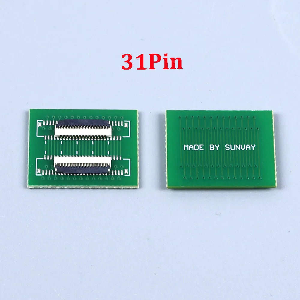 FPC FFC Flexible Flat Cable Extension Connection Board 0.3 MM PCB Pitch 21Pin 25 31 39 45 51 PIN Connector FPC Adapter