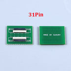 FPC FFC Flexible Flat Cable Extension Connection Board 0.3 MM PCB Pitch 21Pin 25 31 39 45 51 PIN Connector FPC Adapter