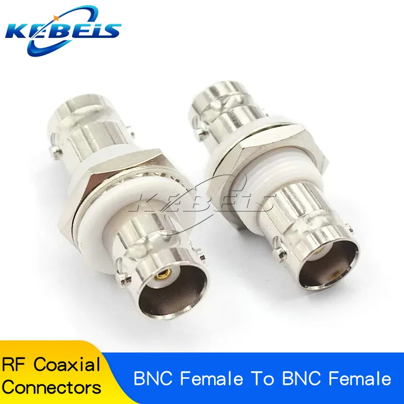 1PCS BNC to BNC Adapter Male to Female Dual Way Tee Flange BNC-KKF-KKY-KK-KKK-JJJ-KKJ-KKJ-JKW-JJ-JKQ9 RF Connector