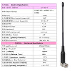 LORA Gateway Soft Antenna 433MHz 400 - 450MHz 470 - 510MHz Signal Amplifier Enhances Soft Antenna SMA Male Right Angle