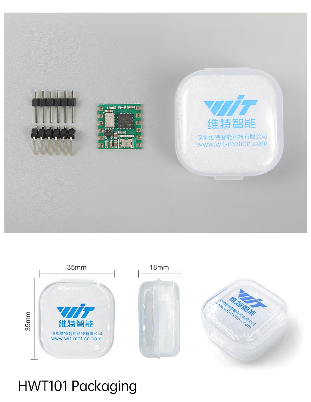 HWT101CT Z-Axis Crystal Inclinometer, MEMS Tilt Angle Sensor , Built-in Highly-Integrated Crystal Gyroscope