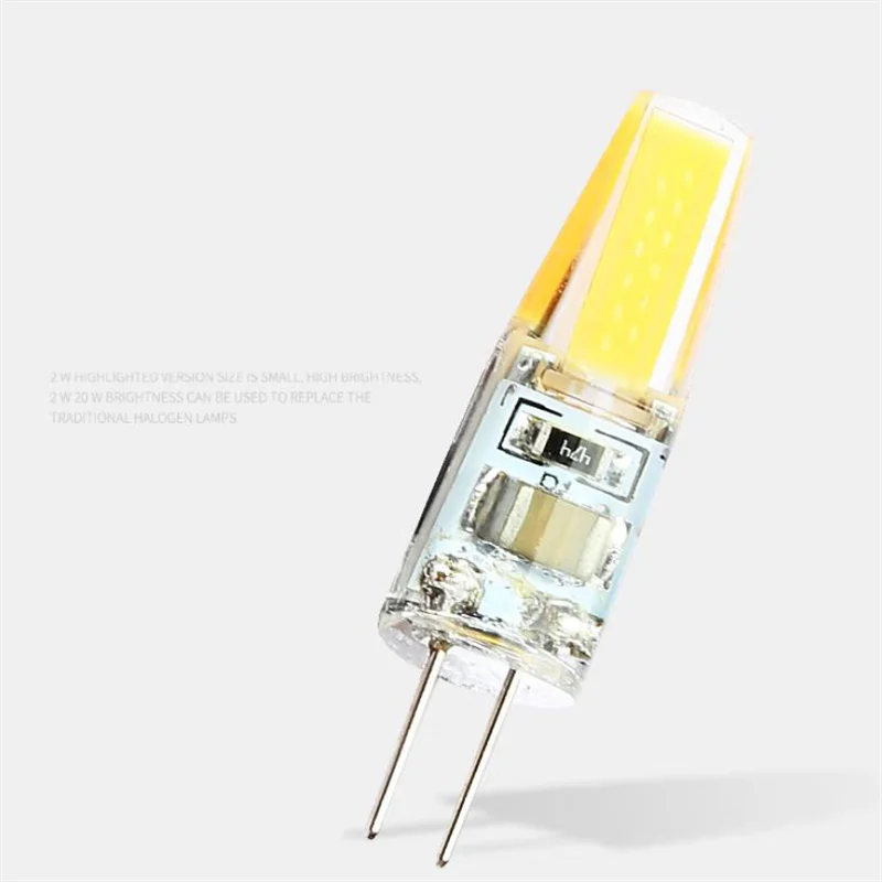 10PCS Dimmable Mini G4 LED COB Lamp 6W Bulb AC DC 12V 220V Candle Lights Replace 30W 40W Halogen For Chandelier Spotlight