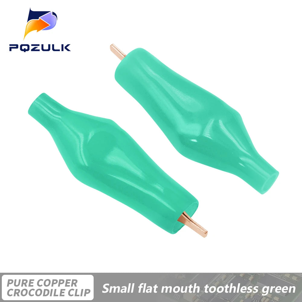 5PCS/LOT Pure Copper Alligator Clip Flat-Mouthed Small Copper Clip Without Toothed Small Copper Clip