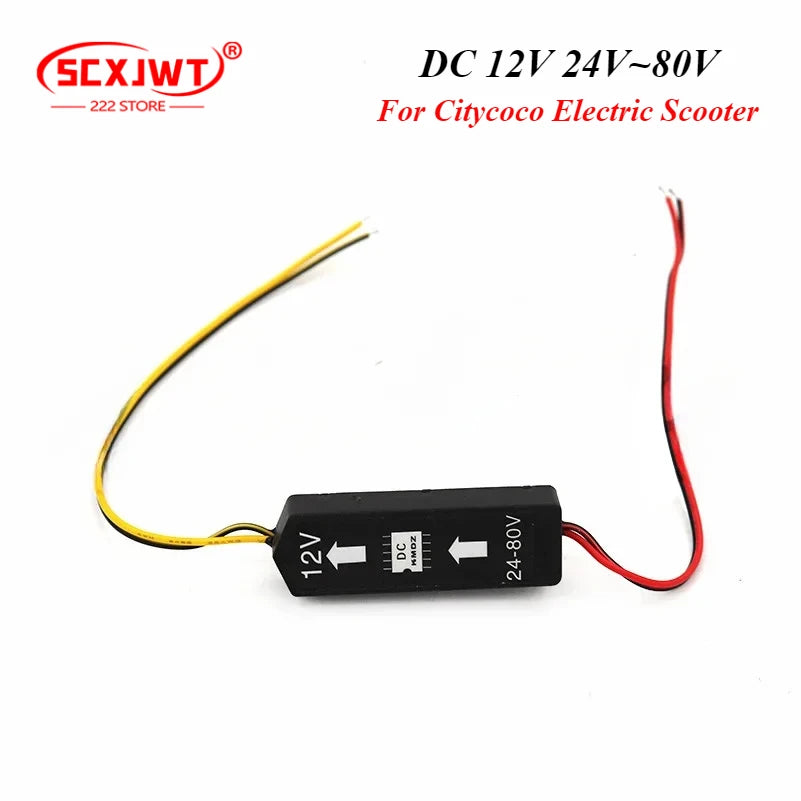 Converter Transformer DC 12V 24V~80V for Citycoco Electric Scooter Modified Accessories