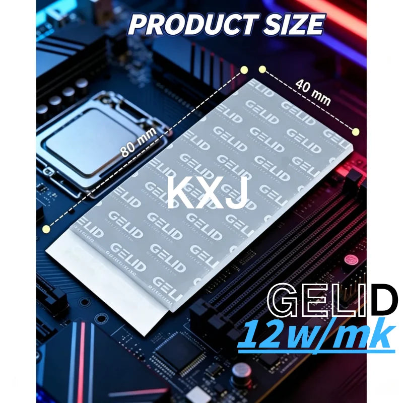 2PCS 2026 Hot GELID Thermal Pad CPU/GPU Graphics Motherboard Silicone Grease Pad Heat Dissipation Silicone Pad