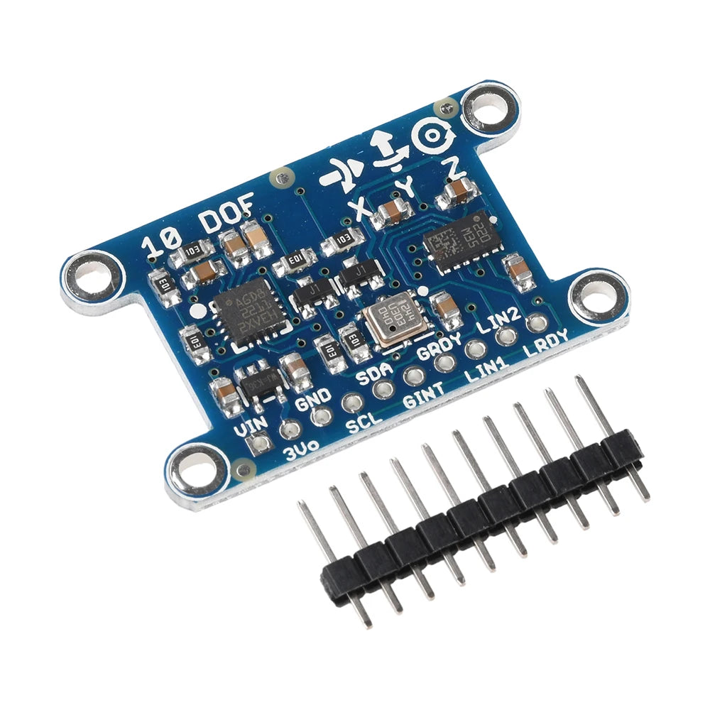 diymore 10 Axis IMU L3GD20 LSM303D Module 10DOF Compass Acceleration Digital Gyroscope Sensor for Arduino 3-5V IIC/SPI Protocol