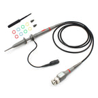 Hantek Oscilloscope Probe P6100 100MHz X1 150V X10 300V RMS 600V DC + AC Peak Applicable BNC Hantek FNIRSI Tektronix RIGOL