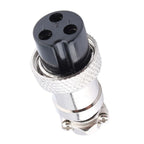 1pc GX16 3-pin Screw-type Aviation Electrical Socket Connector Wire Harness Panel For Data Acquisition Systems Inclinometers