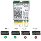 Kebidumei 7260 AC Bluetooth 4.0 WiFi 1200Mbps Wireless M.2 NGFF Wifi Network Card 802.11AC Dual Band 2.4G 5G For Laptop 7260NGW