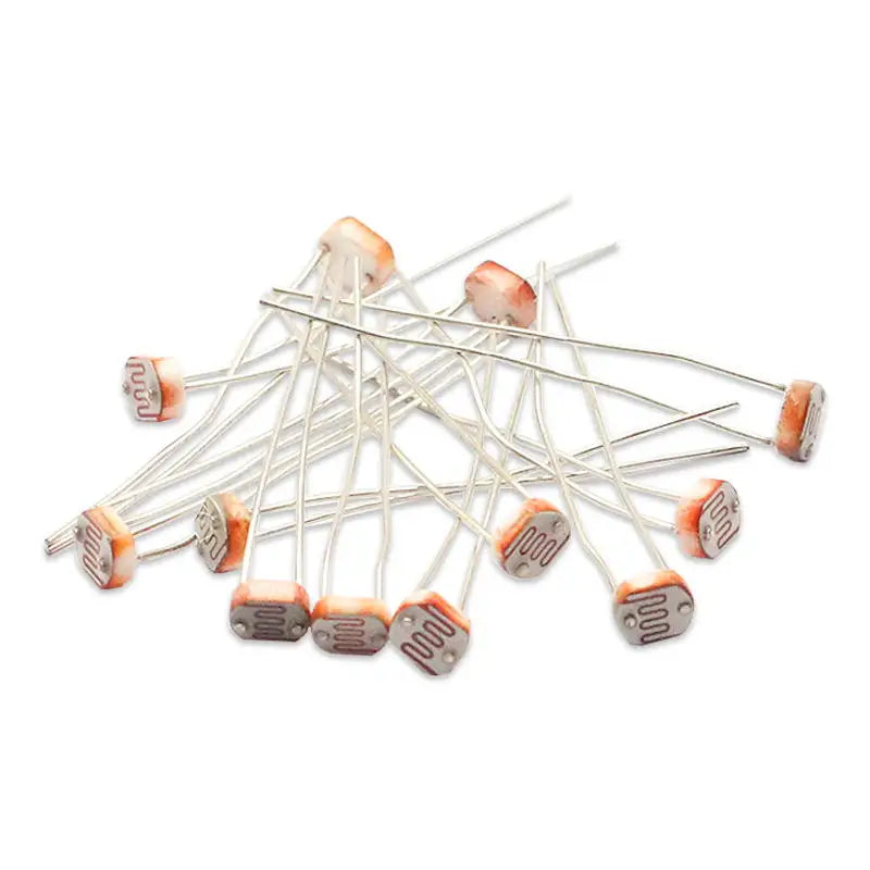 10PCS 5mm LDR Photo Light Sensitive Resistor Photoelectric Switch Sensor 5506 5516 5528 5537 5539 5549 12528  For Arduino