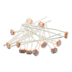 10PCS 5mm LDR Photo Light Sensitive Resistor Photoelectric Switch Sensor 5506 5516 5528 5537 5539 5549 12528  For Arduino