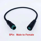 2 3 4 5 6 8 Pin M8 Waterproof Connector Wire Male to Female Copper Electric Bicycle Ebike Wire Multifunctional