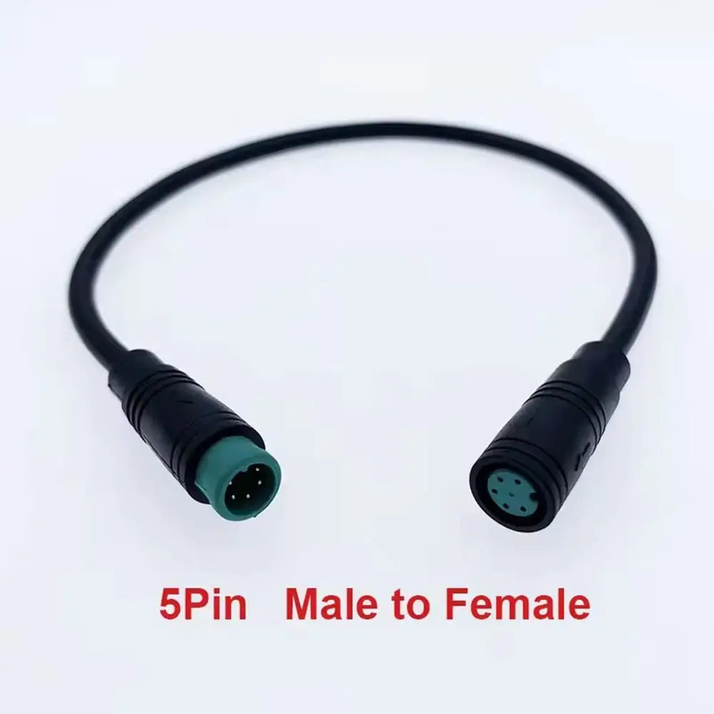 2 3 4 5 6 8 Pin M8 Waterproof Connector Wire Male to Female Copper Electric Bicycle Ebike Wire Multifunctional