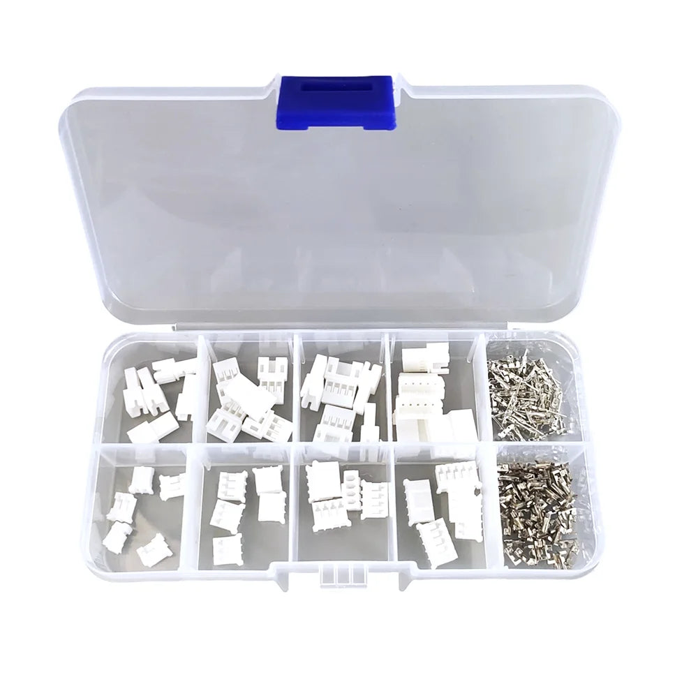 180pcs PH Plug Male & Female JST Aerial Docking PH2.0 2p 3p 4p 5 Pin 2.0mm Wire Cable Connector for Battery Charging Cable DIY